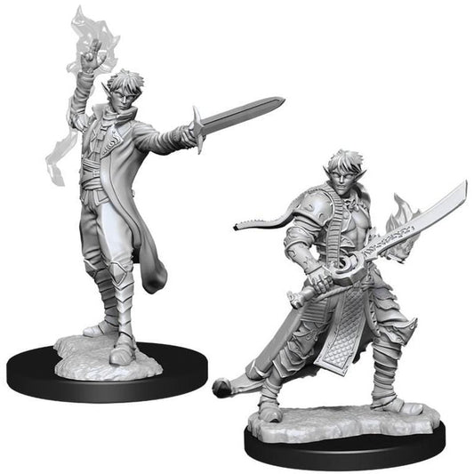 Pathfinder Unpainted Minis - Elf Male Magus (Magic User) ( 90043 )