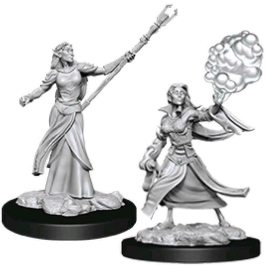 D&D Unpainted Minis - Elf Female Sorcerer ( 90054 )