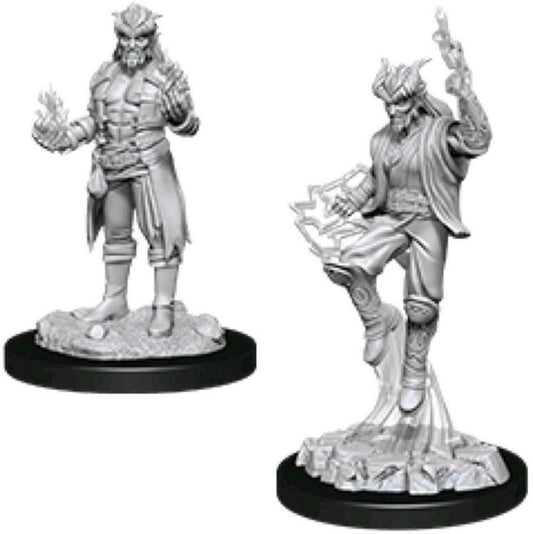 D&D Unpainted Minis - Tiefling Male Sorcerer ( 90058 )