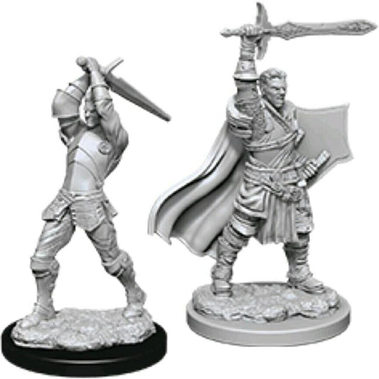 D&D Unpainted Minis - Human Male Paladin ( 90060 )