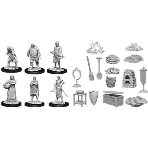 Wizkids Unpainted Minis - Castle: Kingdom Retainers ( 90121 )