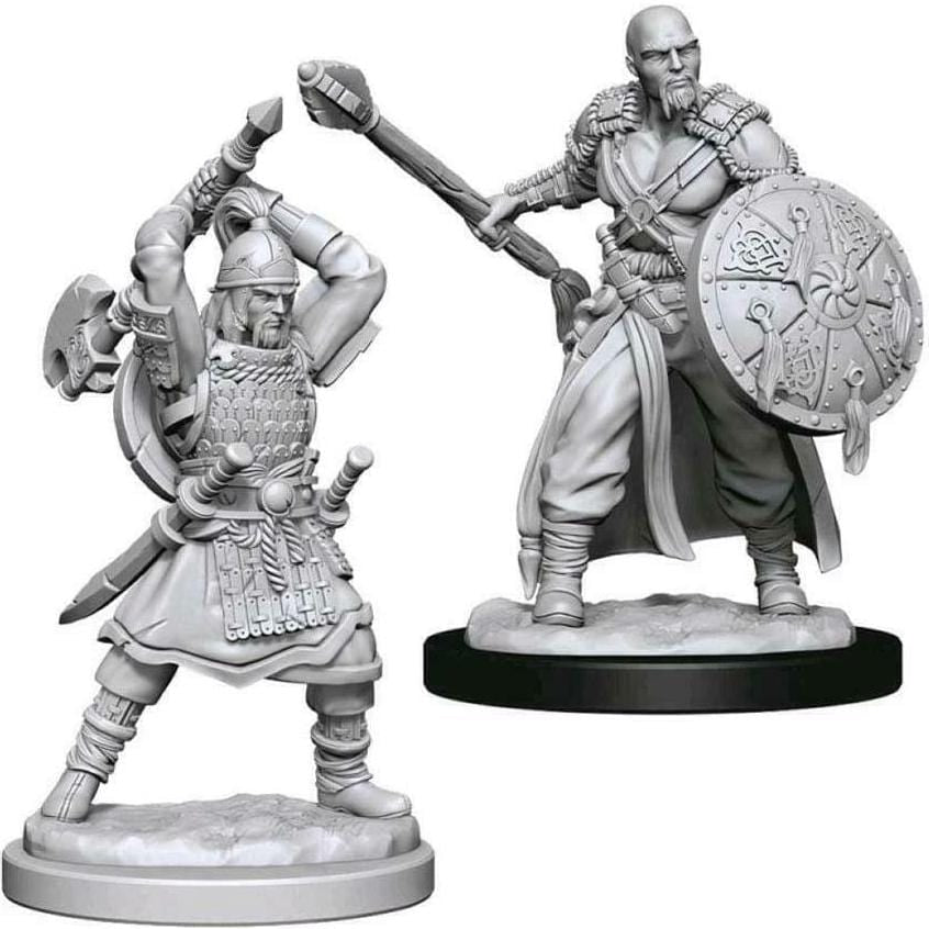 D&D Unpainted Minis - Human Male Barbarian ( 90138 )