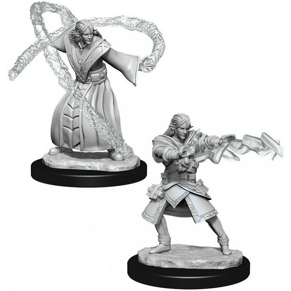 D&D Unpainted Minis - Elf Male Wizard ( 90140 )