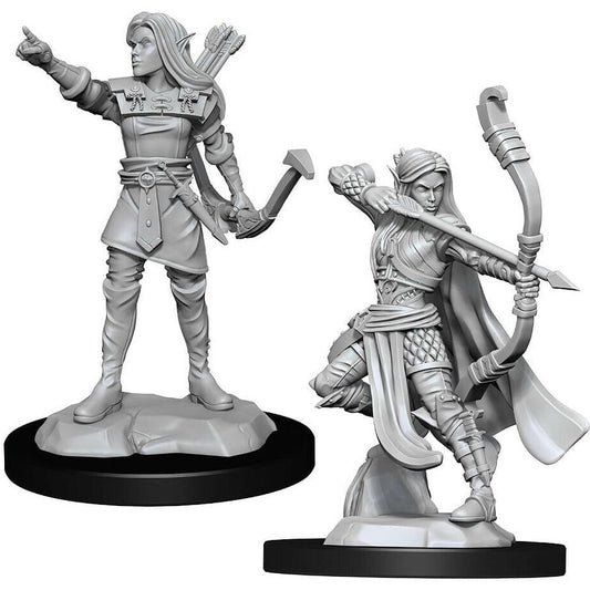 D&D Unpainted Minis - Elf Female Ranger ( 90143 )