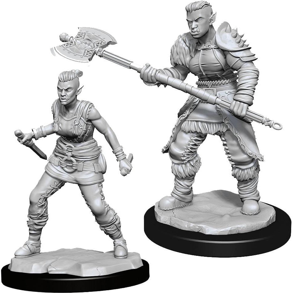 D&D Unpainted Minis - Orc Female Barbarian ( 90145 )