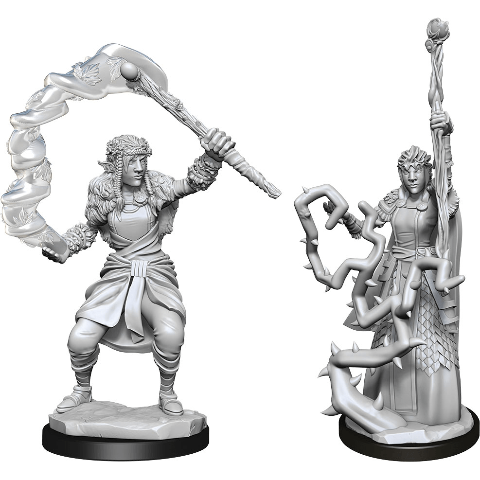 D&D Unpainted Minis - Firbolg Female Druid ( 90146 )