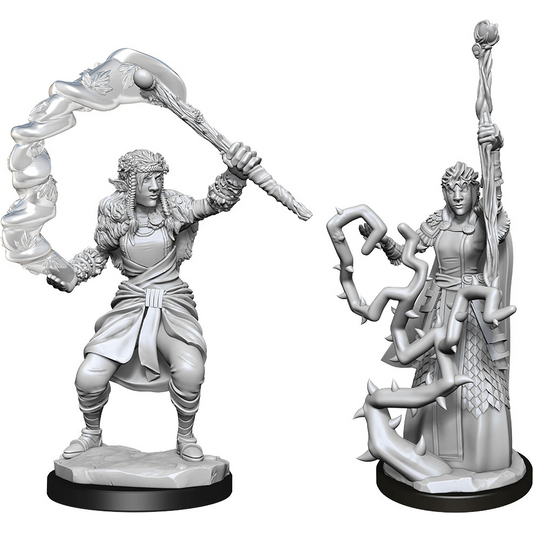 D&D Unpainted Minis - Firbolg Female Druid ( 90146 )