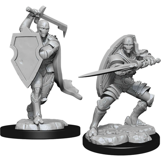 D&D Unpainted Minis - Warforged Male Fighter ( 90147 )