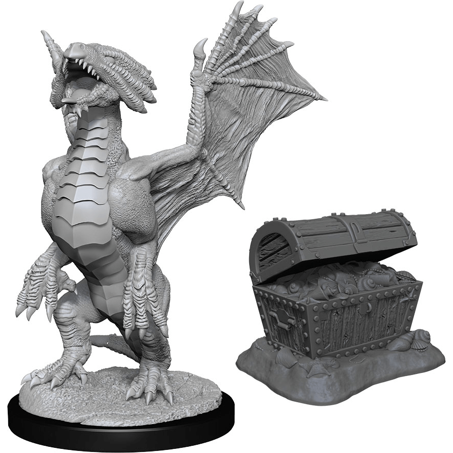 D&D Unpainted Minis - Bronze Dragon Wyrmling ( 90152 )