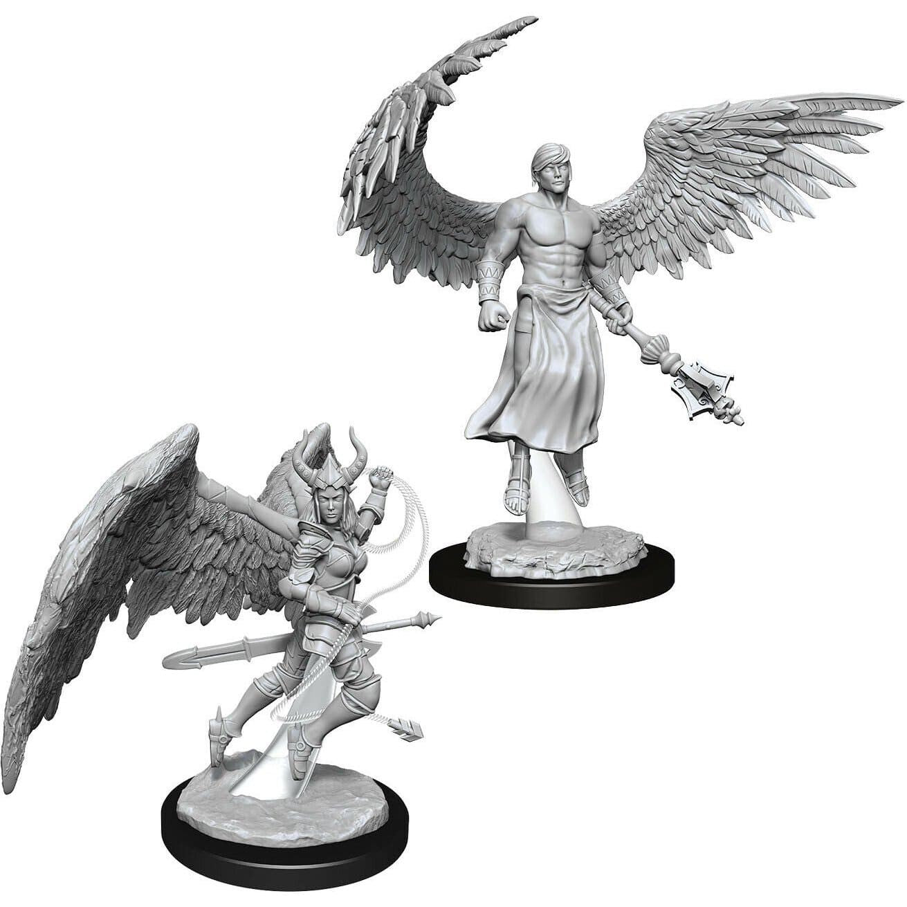 D&D Unpainted Minis - Deva & Erinyes ( 90157 )