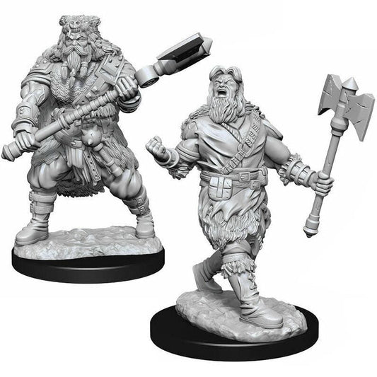 D&D Unpainted Minis - Human Male Barbarian ( 90224 )