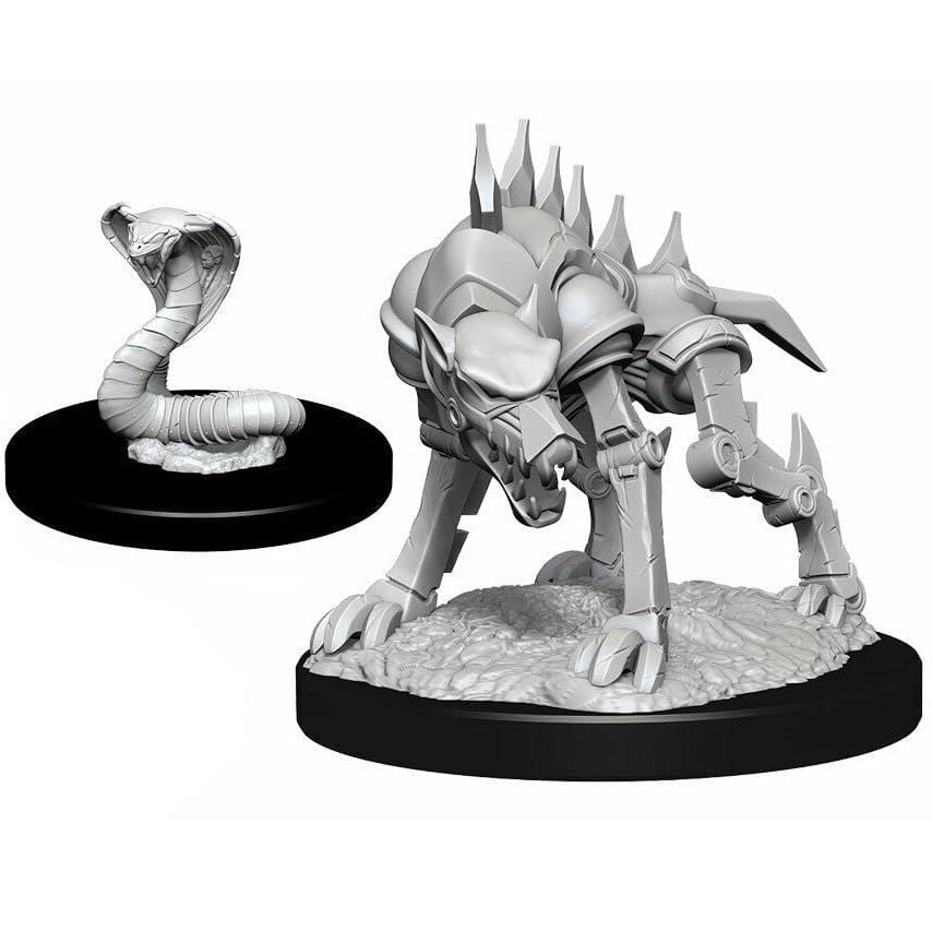 D&D Unpainted Minis - Iron Cobra & Iron Defender ( 90243 )