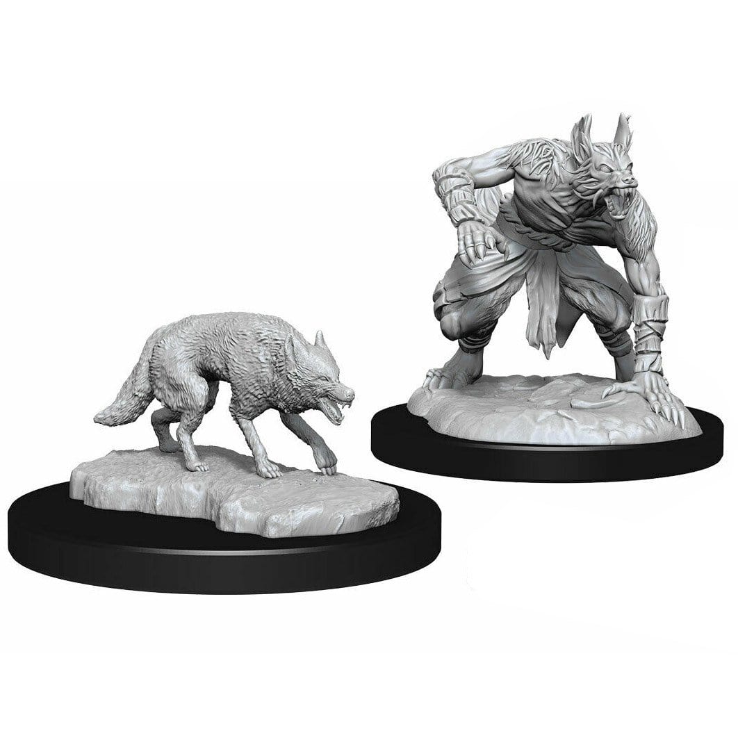 D&D Unpainted Minis - Jackal & Were Jackal ( 90244 )