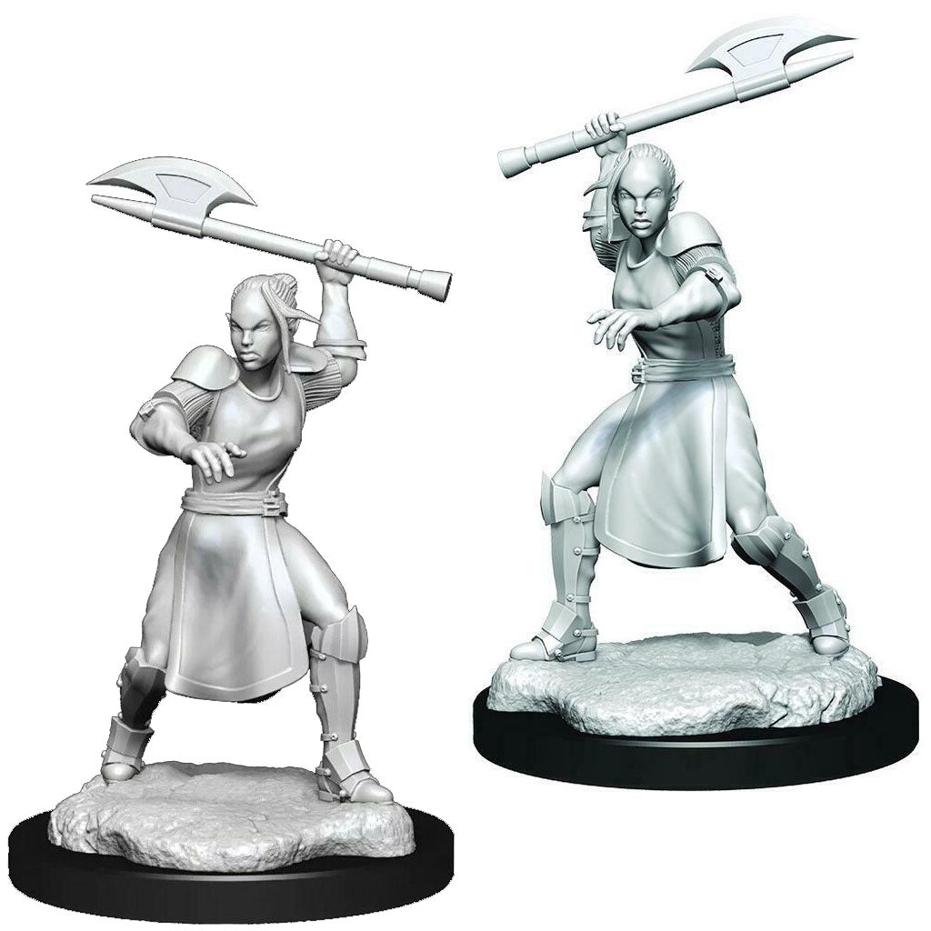 Critical Role Unpainted Minis - Half-Elf Echo Knight and Echo (  )