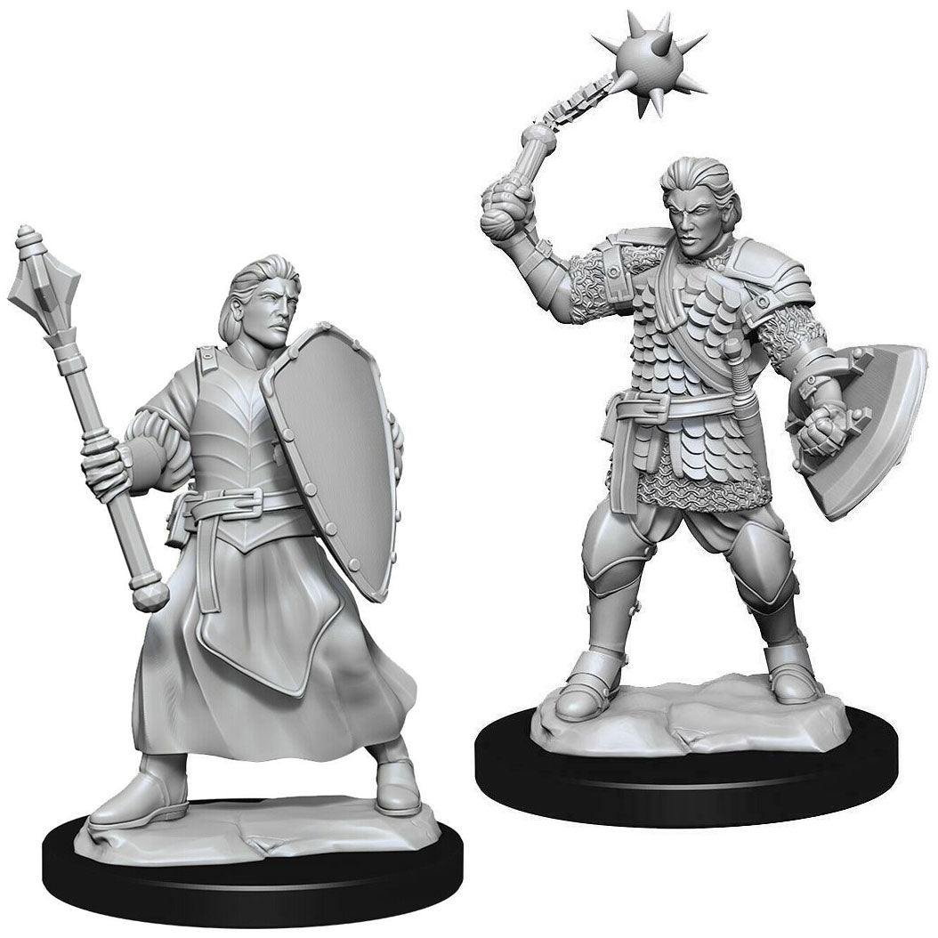 Critical Role Unpainted Minis - Human Clovis Concord Cleric ( 90385 )