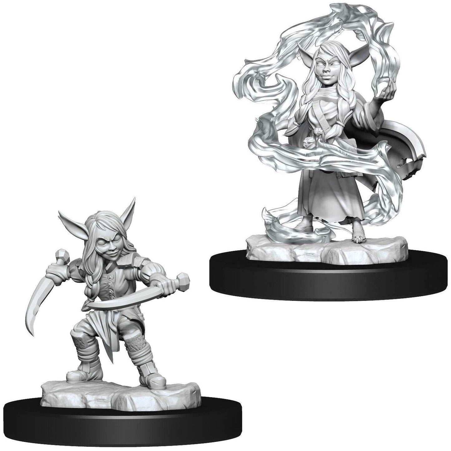 Critical Role Unpainted Minis - Goblin Sorcerer and Rogue ( 90388 )