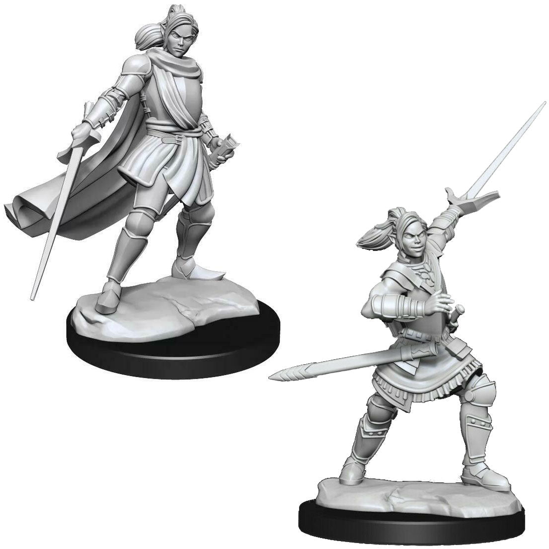 Critical Role Unpainted Minis - Half-Elf Xhorhas Paladin ( 90390 )