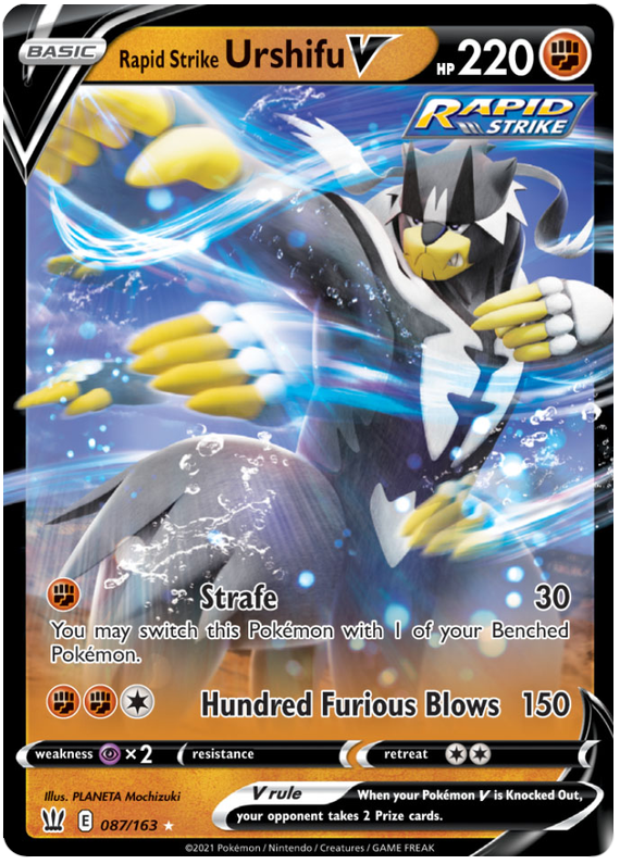 Rapid Strike Urshifu V (087/163) [Sword & Shield: Battle Styles]