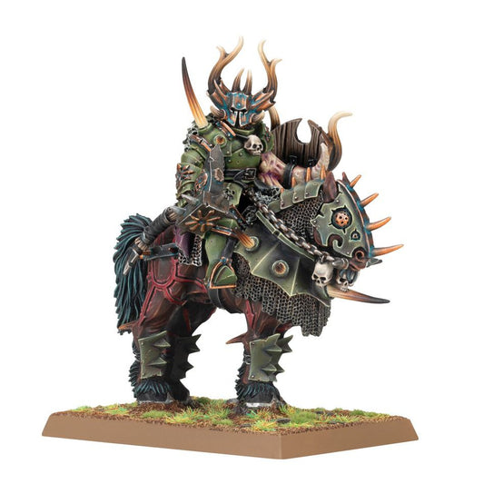 Warriors of Chaos - Chaos Lord on Daemonic Mount