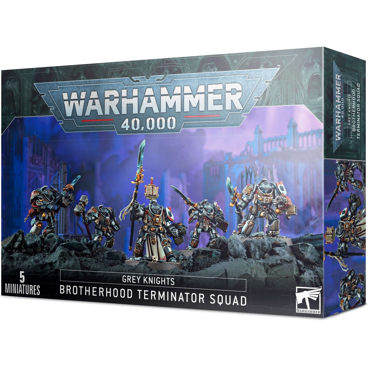 Grey Knights Brotherhood Terminator Squad ( 57-09 ) - Used