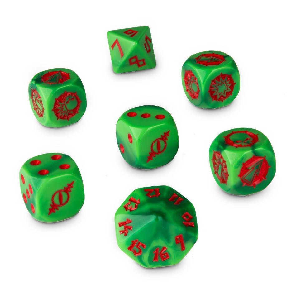 Blood Bowl Dice - The Gouged Eye ( 200-16-N ) - Used