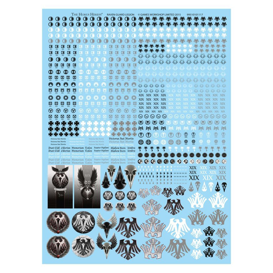 Raven Guard Legion Transfer Sheet