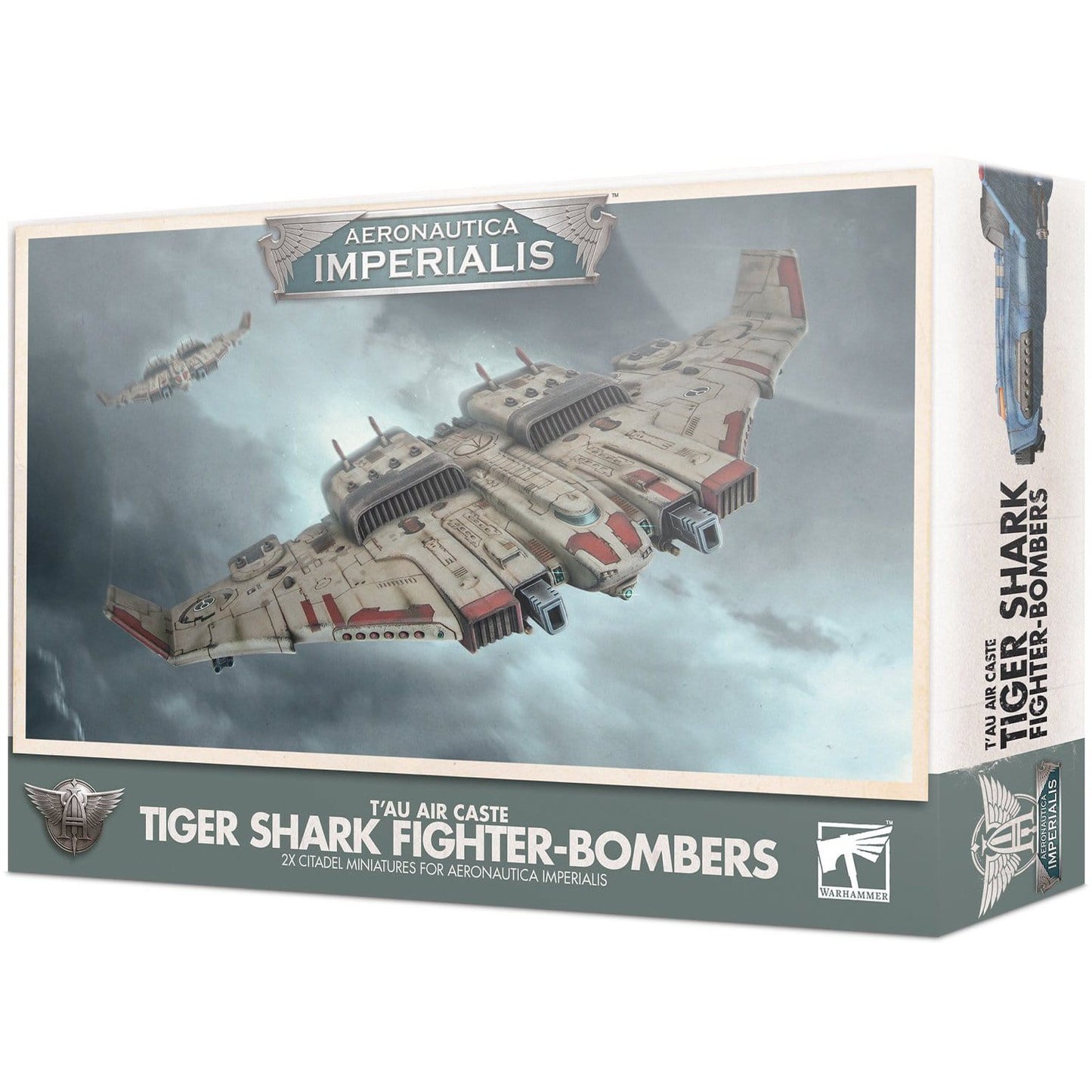 Aeronautica Imperialis: Tau Air Caste Tiger Shark Fighter-Bombers ( 500-32 ) - Used