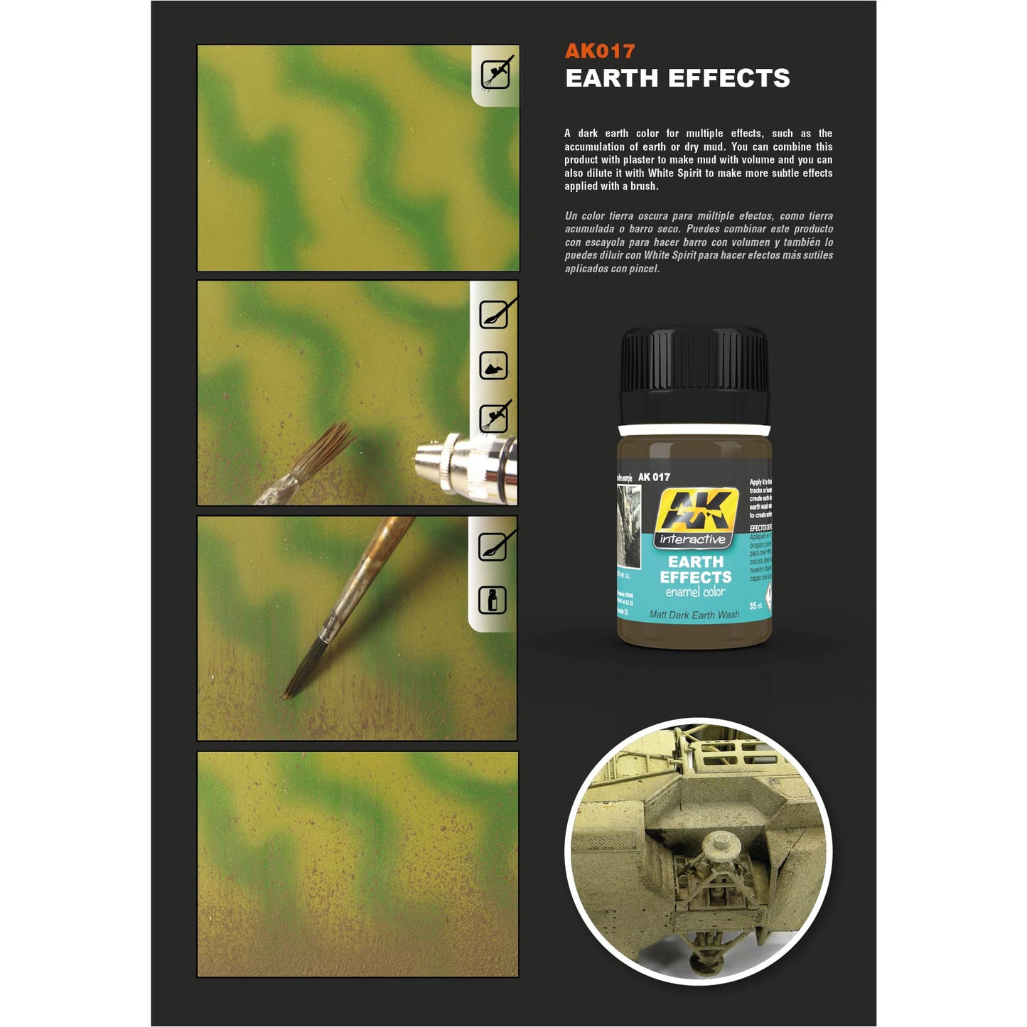 AK Enamel Effects - Earth Effects (AK017)