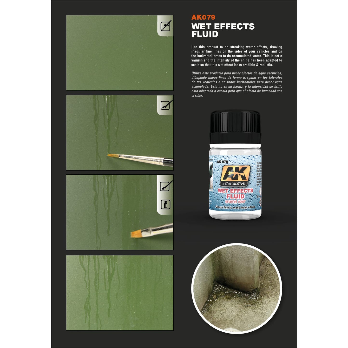 AK Enamel Effects : Wet Effects Fluid (AK079)