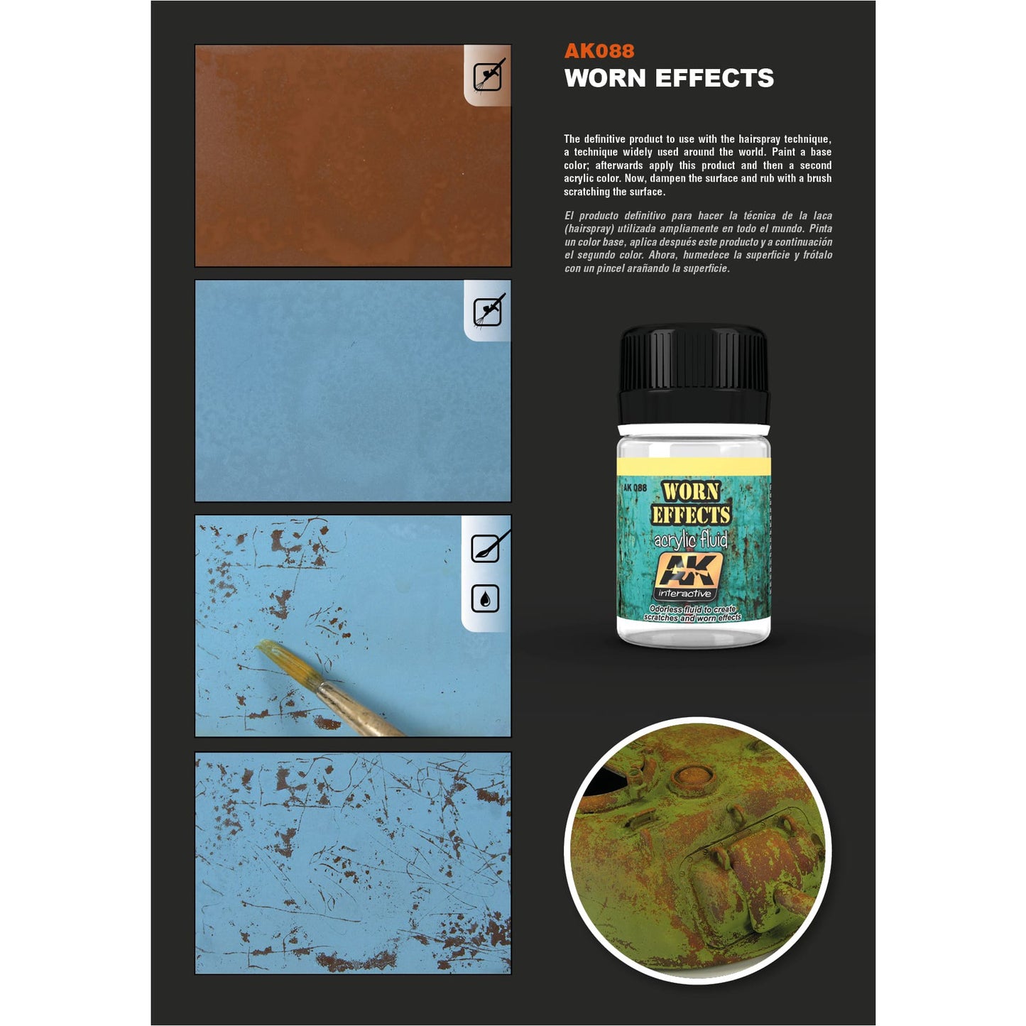 AK Enamel Effects: Worn Effect (AK088)