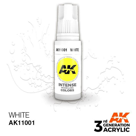 AK Acrylic 3G Intense - White ( AK11001 )