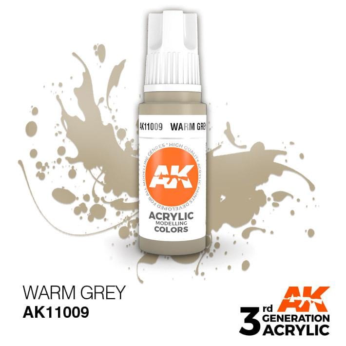 AK Acrylic 3G - Warm Grey ( AK11009 )