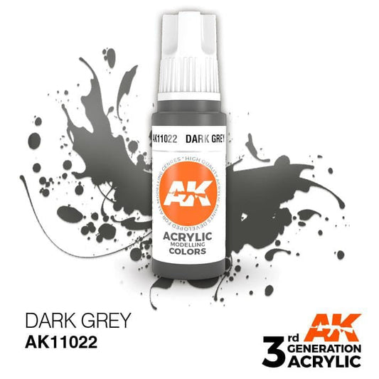 AK Acrylic 3G - Dark Grey ( AK11022 )