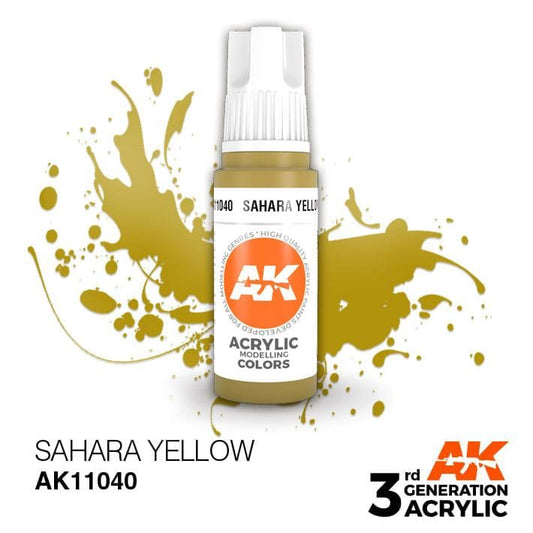 AK Acrylic 3G - Sahara Yellow ( AK11040 )