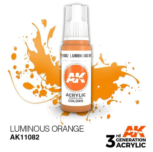 AK Acrylic 3G - Luminous Orange ( AK11082 )