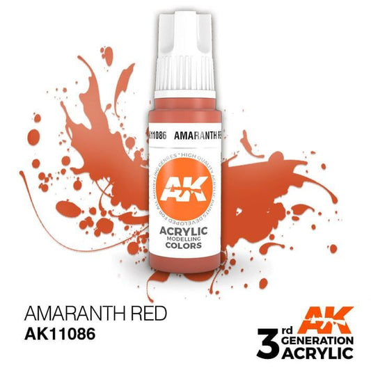 AK Acrylic 3G - Amaranth Red ( AK11086 )