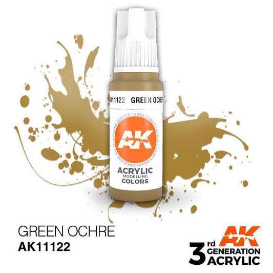 AK Acrylic 3G - Green Ochre ( AK11122 )