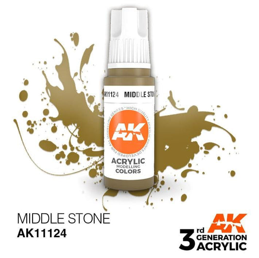 AK Acrylic 3G - Middle Stone ( AK11124 )