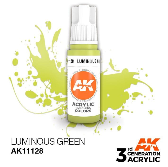 AK Acrylic 3G - Luminous Green ( AK11128 )