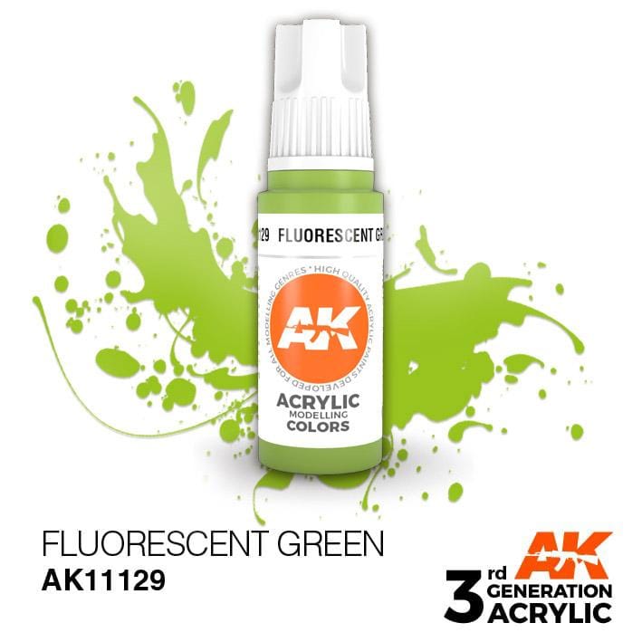 AK Acrylic 3G - Fluorescent Green ( AK11129 )