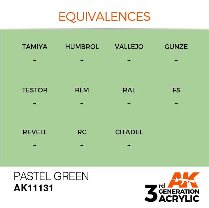 AK Acrylic 3G Pastel - Pastel Green ( AK11131 )