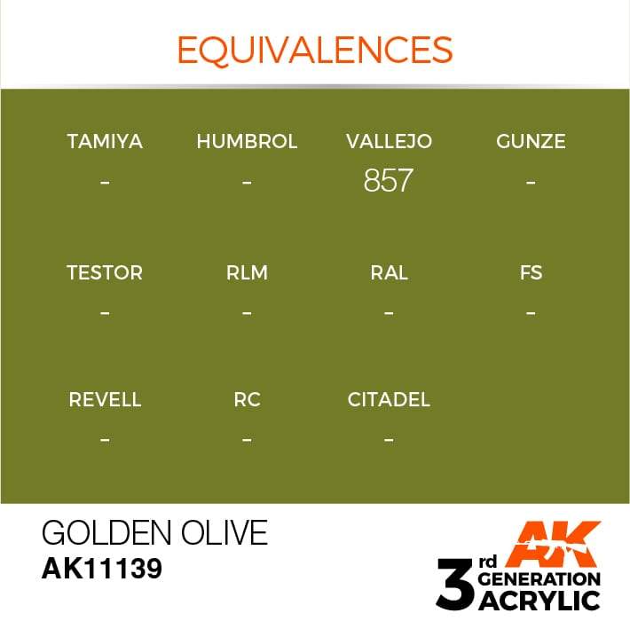 AK Acrylic 3G - Golden Olive ( AK11139 )