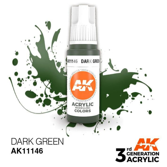 AK Acrylic 3G - Dark Green ( AK11146 )