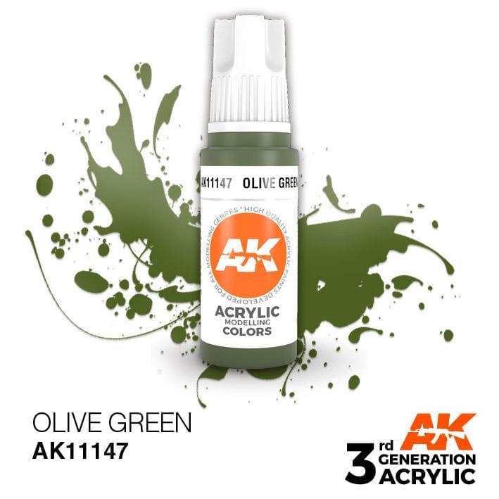 AK Acrylic 3G - Olive Green ( AK11147 )