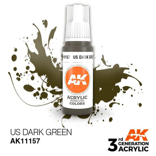 AK Acrylic 3G - US Dark Green ( AK11157 )