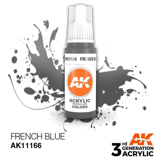 AK Acrylic 3G - French Blue ( AK11166 )