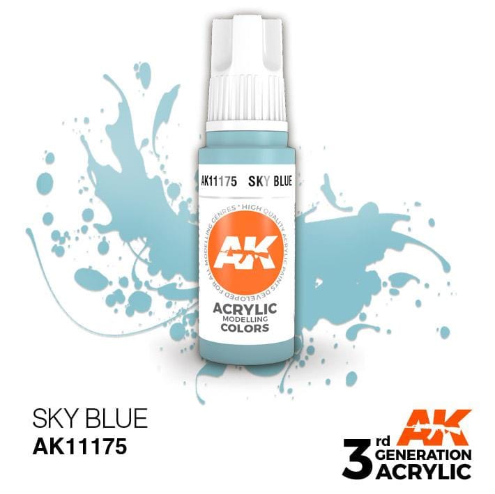 AK Acrylic 3G - Sky Blue ( AK11175 )