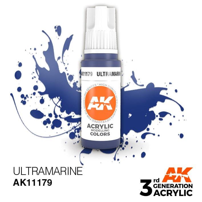 AK Acrylic 3G - Ultramarine ( AK11179 )