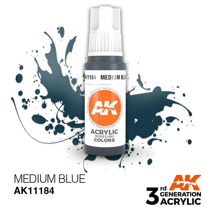 AK Acrylic 3G - Medium Blue ( AK11184 )