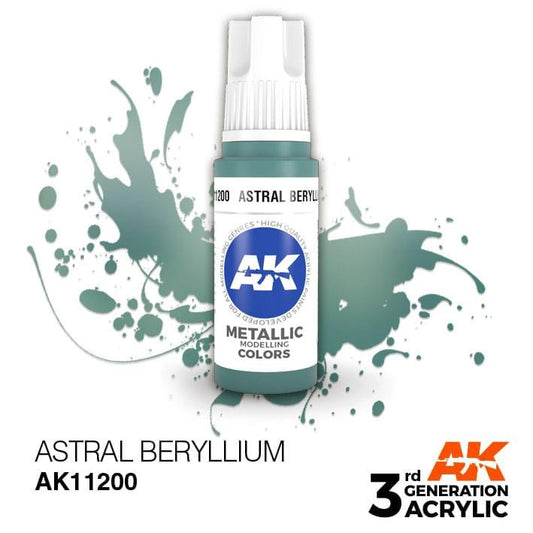 AK Acrylic 3G Metallic - Astral Beryllium ( AK11200 )